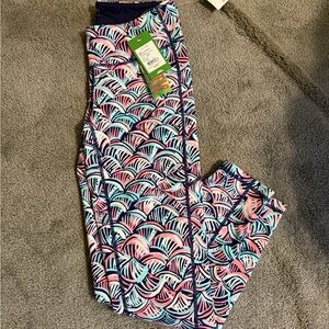Lilly Pulitzer Neptunes Net UPF 50+ Weekender Leggings new with tags